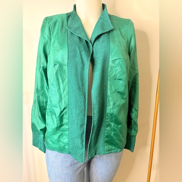 Kim Rogers Green Blazer Lightweight Suit Jacket - Picture 11 of 11